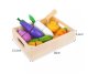 Kids Toy Wooden Cutting Vegetables Set Z23543