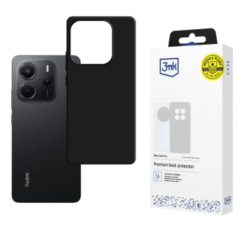 3mk Matt Case Pro for Xiaomi Redmi Note 14 5G - Matte Black