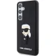 Karl Lagerfeld Samsung Galaxy S24 Case 3D Rubber Ikonik NFT, Black