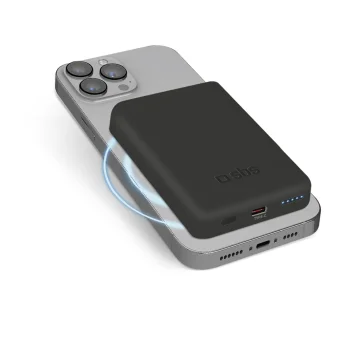 SBS TEBB5000MAG1CK Wireless Power Bank 5000 mAh, MagSafe Compatible, Black