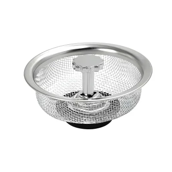 Stainless Steel Sink Strainer, 8.2 cm, Silver