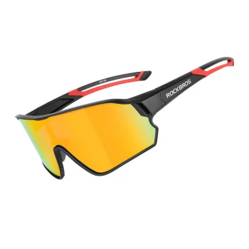 Rockbros 10135R Photochromic Bicycle Glasses, Red