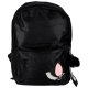 Single Compartment Teen School Backpack, Black