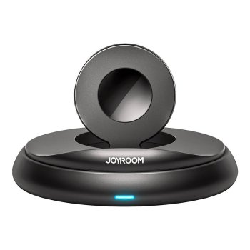 Joyroom JR-W12 salokāms bezvadu lādētājs Apple Watch pulkstenim, melns
