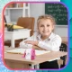 Bakalu Nicekids Hand Crank Pencil Sharpener Unicorn, Pink