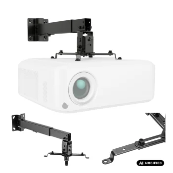 Maclean MC-206 B Projector Ceiling and Wall Mount up to 20kg, Black