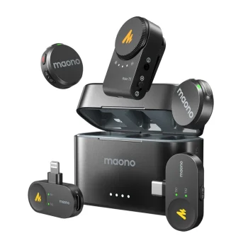 Maono WM650 A3 Wireless Microphone System 300m Range Noise Cancelling