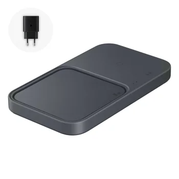 Samsung Duo EP-P5400TBEGEU 15W Wireless Charger with Wall Charger, Black