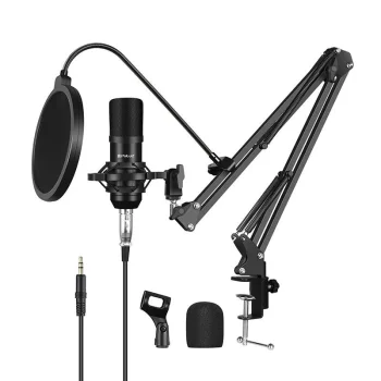 Puluz PU612B Studio Broadcast Condenser Microphone Black