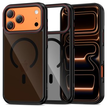 Tech-Protect MagHybrid MagSafe Phone Case Cover iPhone 17 Pro Max - Black and Red