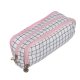 Triple Folding Pencil Case Maaleo 24514, Checkered