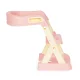 Ecotoys Potty Training Toilet Seat with Step Stool, Pink