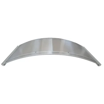 Arched Door Canopy STARKEDACH RODEO 150x70x20 cm, Light Gray