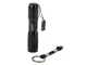 Mini tactical LED flashlight with keychain, battery powered
