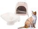 Large Enclosed Cat Litter Box with Scoop and Sliding Tray