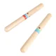 Wooden Musical Instruments Set for Kids: Triangle, Harmonica, Guiro and Rhythm Sticks