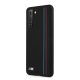 BMW Samsung Galaxy S21+ vāciņš Silicone Stripes M Collection, melns