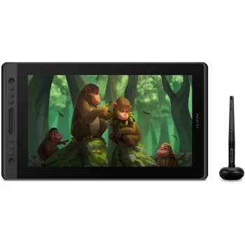 Huion Kamvas Pro 16 GT156 Graphics Tablet, Silver/Black