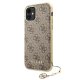 Apple iPhone 11 6.1\'\' Guess 4G Charms Collection Case Cover (GUHCN61GF4GBR), Brown