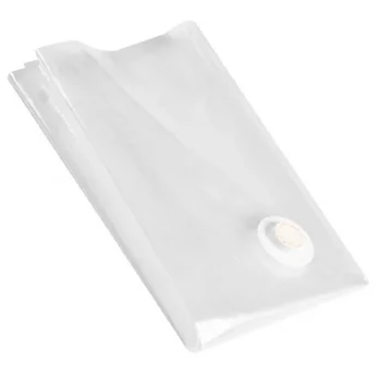 Vacuum Storage Bag for Clothes & Bedding, 50x70 cm, Transparent