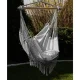 Iso Trade Gardlov Brazilian Hammock Chair with Cushions, Grey