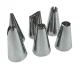 Cake Decorating Supplies Kit with 6 Icing Tips and Silicone Pastry Bag for Cupcakes Cookies