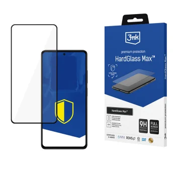 3mk HardGlass Max Tempered Glass Screen Protector for Google Pixel 8 5G, Black