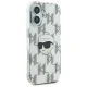 Apple iPhone 16 6.1\'\' Karl Lagerfeld IML Karl Head Electroplated Cover Case, Clear