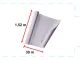 Self-Adhesive Film for Furniture & Auto, Brushed Silver, 1.52x30m