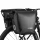 Rockbros AS-003-1BK Waterproof Bicycle Rack Bag with Shoulder Strap 10-14L - Black