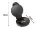 Electric Pizza Maker, 1000 W, Non-Stick Coating, Black