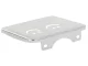 Metal Wall-Mounted Soap Dish, Silver