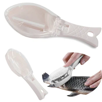 Fish Scale Remover with Container, 15.5 cm