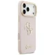 Guess Grained Big 4G & Stand Camera Case for iPhone 17 Pro Max, Pink