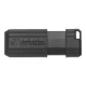 Verbatim Store \'n\' Go PinStripe 16GB USB 2.0 Flash Drive 49063, Black