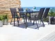 MultiGarden Garden Chair Set, 2 pcs, Black