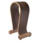 Maclean MC-815W Wooden Headphone Stand, Walnut