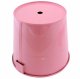Practical balcony flower pot with handle, 16 cm, pink