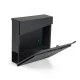 Modernhome Galvanized Steel Mailbox with Newspaper Holder