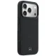 Mercedes Leather Mesh with Bow Line MagSafe Case for iPhone 17 Pro, Black