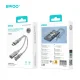 BWOO BZ67 2-in-1 USB-C to 3.5mm and USB-C PD 65W Adapter Grey