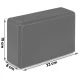Neo-Sport Yoga Foam Block Set - 2-Pack Black NS-962