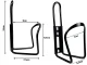 Aluminum Bicycle Bottle Holder, Black