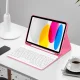 Tech-Protect SC Pen Case with Keyboard for iPad 10.9 (2022) / 11 (2025), Pink