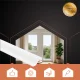 Self-Adhesive Weather Stripping for Doors and Windows Ruhhy 26271, white