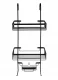Ruhhy 00016723 Hanging Shower Caddy, Black