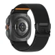 Tech-Protect Nylon Clasp Watch Strap for Samsung Galaxy Watch Ultra 47mm, Black