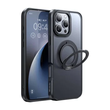Mcdodo PC-4932 MagSafe Case for iPhone 16 Pro with Stand, Black