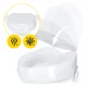 4FIZJO Raised Toilet Seat 15 cm with Lid