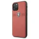 Ferrari Off Track Leather Case for iPhone 11 Pro, Red